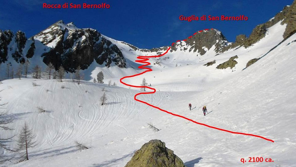Sci alpinismo San Bernolfo